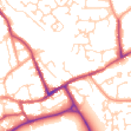 Daytime road noise heatmap for SO51 8LG
