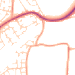 Daytime road noise heatmap for SO51 8PA