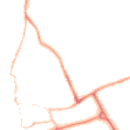 Night-time road noise heatmap for SO51 8WH