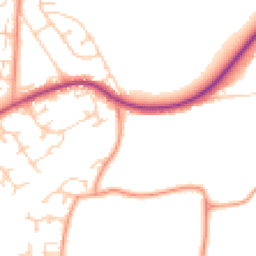 Daytime road noise heatmap for SO51 9AN