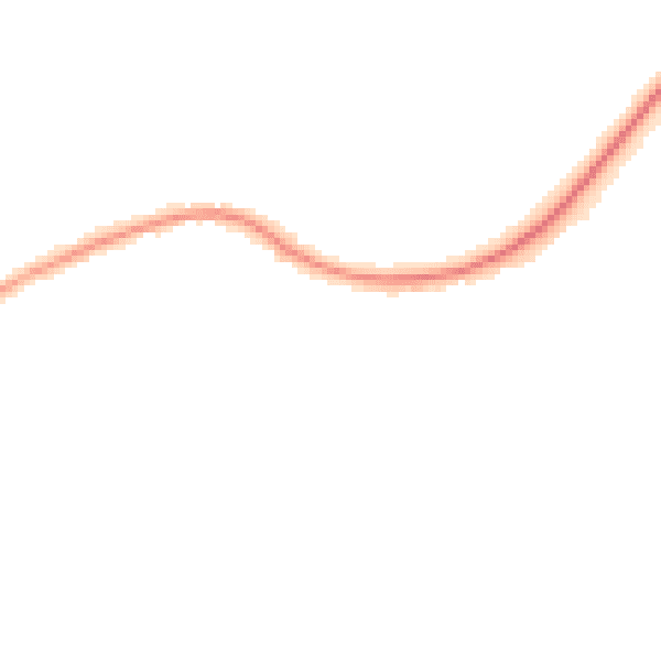 Night-time road noise heatmap for SO51 9AN