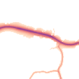 Daytime road noise heatmap for SO51 9AS