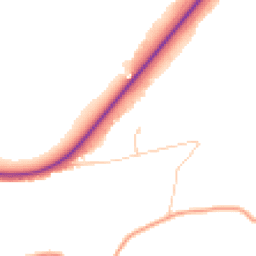 Daytime road noise heatmap for SO51 9AX