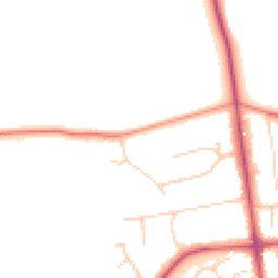 Daytime road noise heatmap for SO51 9DB