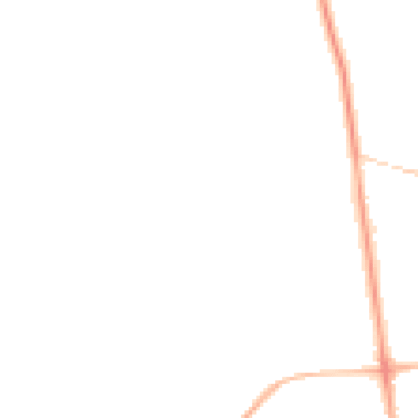 Night-time road noise heatmap for SO51 9DB