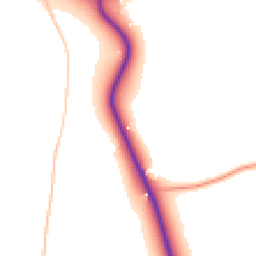 Daytime road noise heatmap for SO51 9NJ