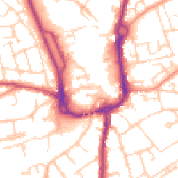 Daytime road noise heatmap for SP10 1BE