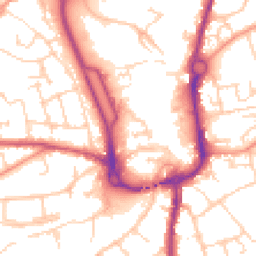 Daytime road noise heatmap for SP10 1BL