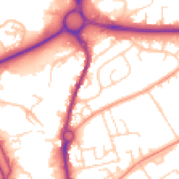 Daytime road noise heatmap for SP10 1BX