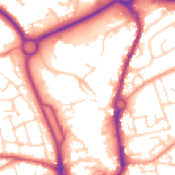Daytime road noise heatmap for SP10 1DF