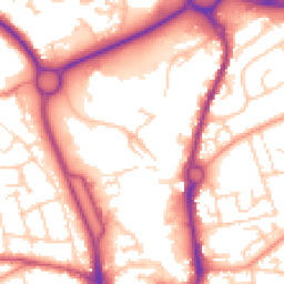 Daytime road noise heatmap for SP10 1DG