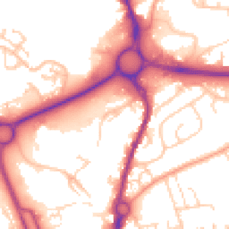Daytime road noise heatmap for SP10 1DL