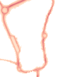 Night-time road noise heatmap for SP10 1DN
