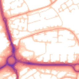Daytime road noise heatmap for SP10 1DZ