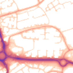 Daytime road noise heatmap for SP10 1ED