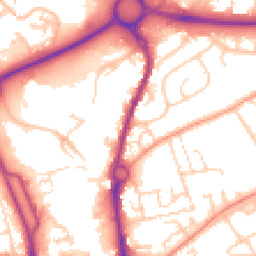 Daytime road noise heatmap for SP10 1EL