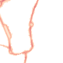 Night-time road noise heatmap for SP10 1ES