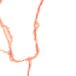 Night-time road noise heatmap for SP10 1HB