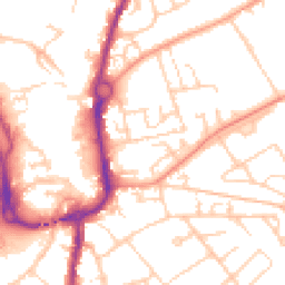 Daytime road noise heatmap for SP10 1HD