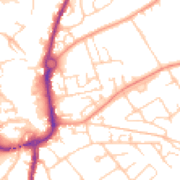 Daytime road noise heatmap for SP10 1HE