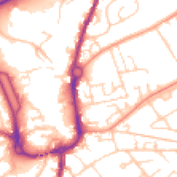 Daytime road noise heatmap for SP10 1HF