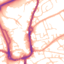 Daytime road noise heatmap for SP10 1HG