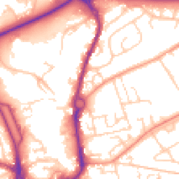 Daytime road noise heatmap for SP10 1HN