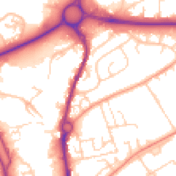 Daytime road noise heatmap for SP10 1JB