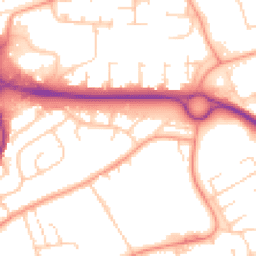 Daytime road noise heatmap for SP10 1JS