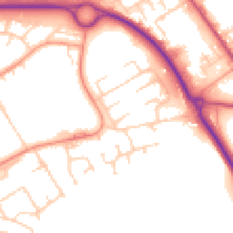 Daytime road noise heatmap for SP10 1PP