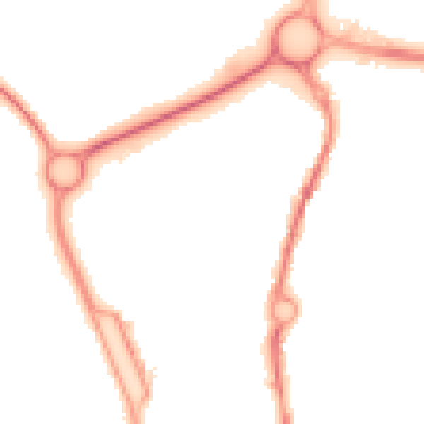 Night-time road noise heatmap for SP10 1QX