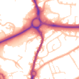 Daytime road noise heatmap for SP10 1QY