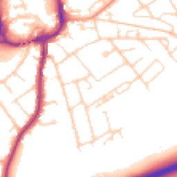 Daytime road noise heatmap for SP10 2DE