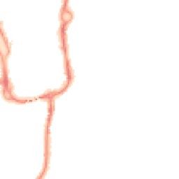 Night-time road noise heatmap for SP10 2FG