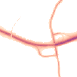 Night-time road noise heatmap for SP10 2HP