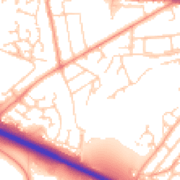 Daytime road noise heatmap for SP10 2LX