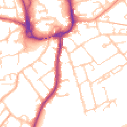 Daytime road noise heatmap for SP10 2RJ
