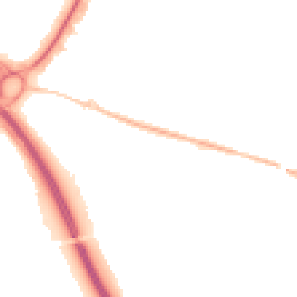 Night-time road noise heatmap for SP10 3BY