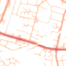 Daytime road noise heatmap for SP10 3DJ