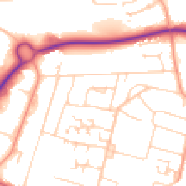 Daytime road noise heatmap for SP10 3DS