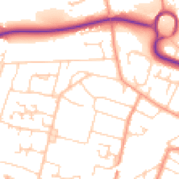 Daytime road noise heatmap for SP10 3DX