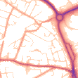 Daytime road noise heatmap for SP10 3EH