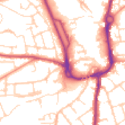 Daytime road noise heatmap for SP10 3FD