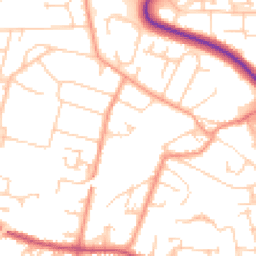 Daytime road noise heatmap for SP10 3HT