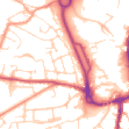 Daytime road noise heatmap for SP10 3HY