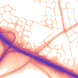 Daytime road noise heatmap for SP10 3PS