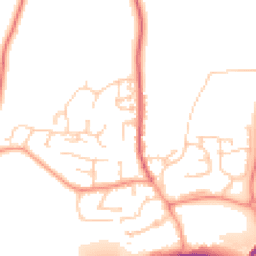 Daytime road noise heatmap for SP10 4AX
