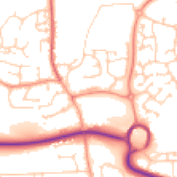Daytime road noise heatmap for SP10 4DH