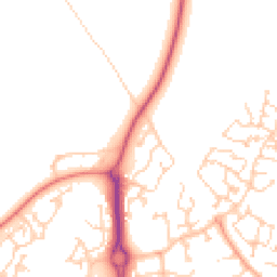 Daytime road noise heatmap for SP10 4EF