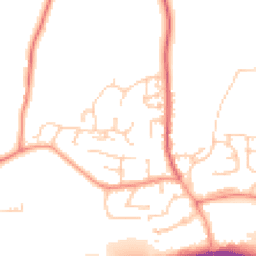 Daytime road noise heatmap for SP10 4ER